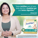 Actifiber Natural Gut Strength | Prebiotic & Probiotic Supplement | Better Digestive Health | For Gas, Constipation, Bloating, Stomach Upsets |Clinically Proven, Clean | Easy to Use (241 Gms Pack, 30 Sachets)