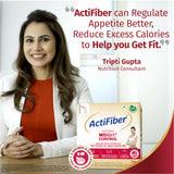 ActiFiber Natural Weight Control | Get Fit | Regulate Appetite Better | Reduce Excess Calories | Clinically Proven | Easy to Use | Plant Origin | Certified Safe | Women & Men (240 Gms Pack, 30 Sachets)