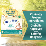 Actifiber Natural Gut Strength | Prebiotic & Probiotic Supplement | Better Digestive Health | For Gas, Constipation, Bloating, Stomach Upsets |Clinically Proven, Clean | Easy to Use (241 Gms Pack, 30 Sachets)