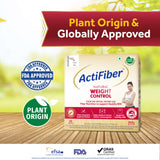 ActiFiber Natural Weight Control | Get Fit | Regulate Appetite Better | Reduce Excess Calories | Clinically Proven | Easy to Use | Plant Origin | Certified Safe | Women & Men (240 Gms Pack, 30 Sachets)