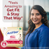 ActiFiber Natural Weight Control | Get Fit | Regulate Appetite Better | Reduce Excess Calories | Clinically Proven | Easy to Use | Plant Origin | Certified Safe | Women & Men (240 Gms Pack, 30 Sachets)