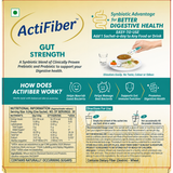 Actifiber Gut Strength | Prebiotic & Probiotic Supplement | Better Digestive Health | For Gas, Constipation, Bloating, Stomach Upsets |Clinically Proven, Clean | Easy to Use (241 Gms Pack, 30 Sachets)