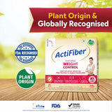 ActiFiber Natural Weight Control | Get Fit | Regulate Appetite Better | Reduce Excess Calories | Clinically Proven | Easy to Use | Plant Origin | Certified Safe | Women & Men (240 Gms Pack, 30 Sachets)