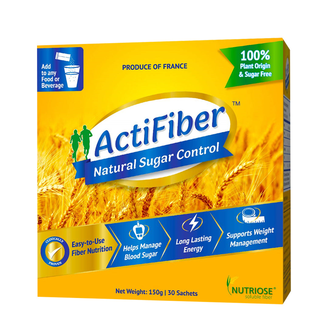 ActiFiber Natural Sugar Control | Diabetes Food Product | Better Control of Blood Sugar Fluctuations in 4 weeks | Better Diabetes Control | Natural & Safe | Recommended by Nutrition Experts  | Clinically Proven Health Benefits