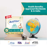 Actifiber Natural Gut Strength | Synbiotic Advantage | Prebiotics & Probiotics Supplement to Stronger Digestive Health | Effective Solution for Common Digestive problems, Gas, Constipation | (1 X 255 Gms Pack of 30 Sachets)