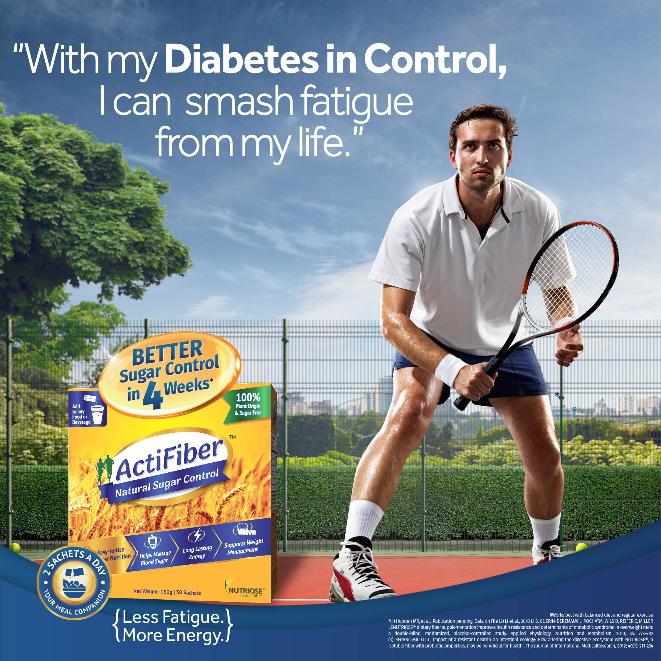 ActiFiber Natural Sugar Control | Diabetes Food Product | Better Control of Blood Sugar Fluctuations in 4 weeks | Better Diabetes Control | Natural & Safe | Recommended by Nutrition Experts  | Clinically Proven Health Benefits